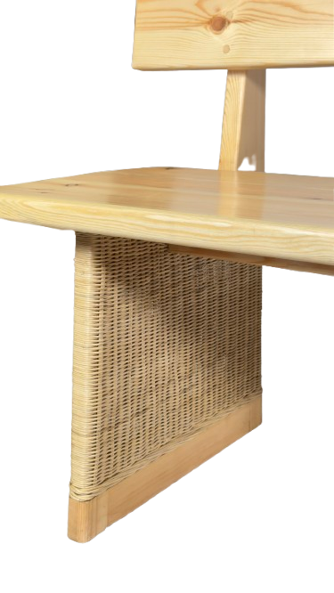 Banc Riva, mobilier d'extérieur design Velario (vue 2)